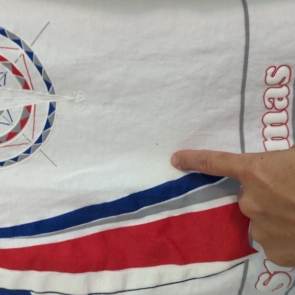 St.Thomas International Regatta VTG Graphic XXL Nautical Y2K Stanley Michaels - Picture 11 of 11